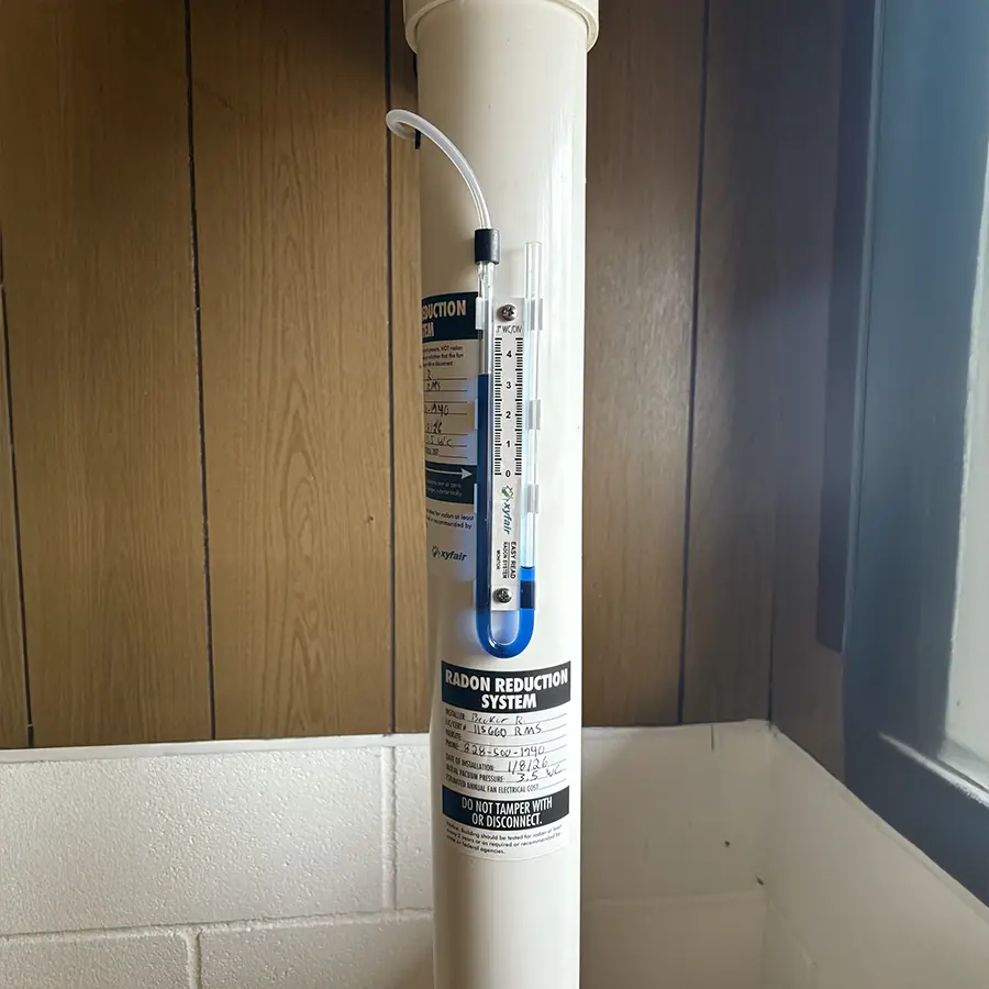 Radon Reduction System - Radon Testing