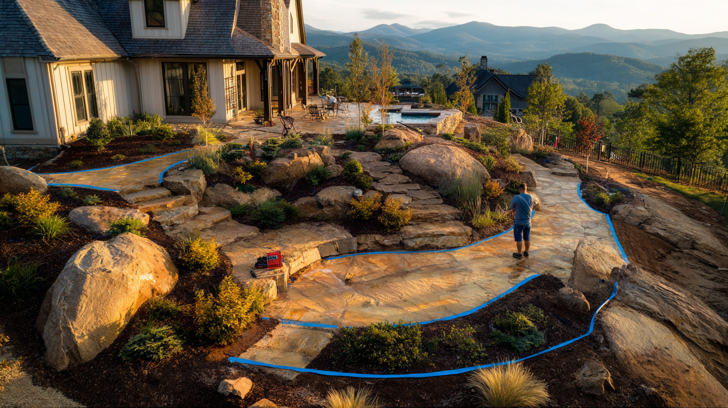 can i landscape over utility lines