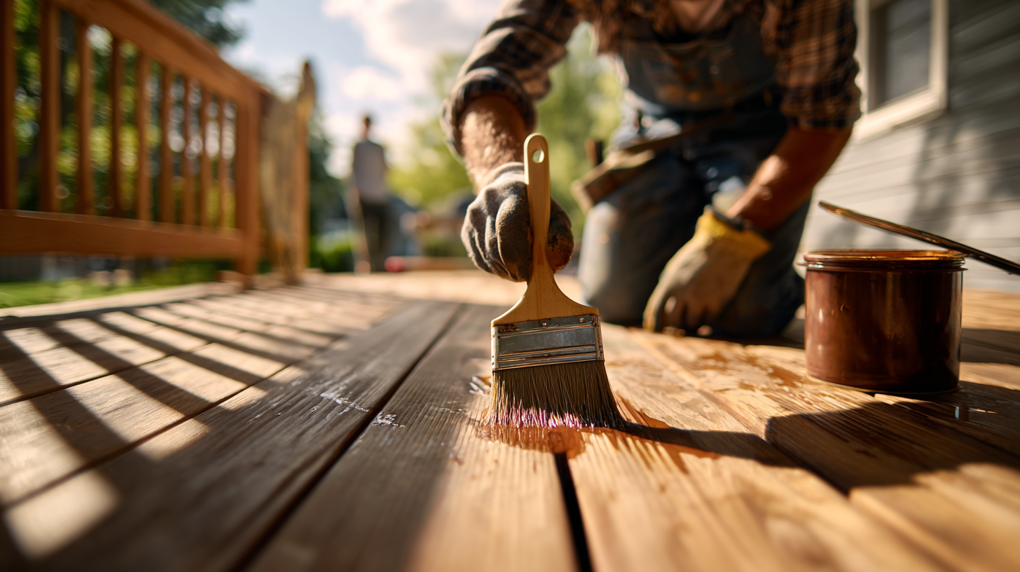 deck staining and sealing services
