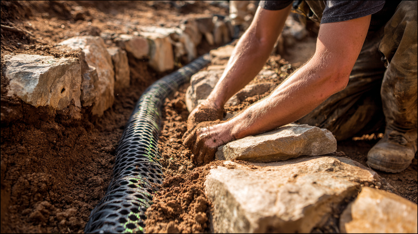 drainage solutions sloped property mountain