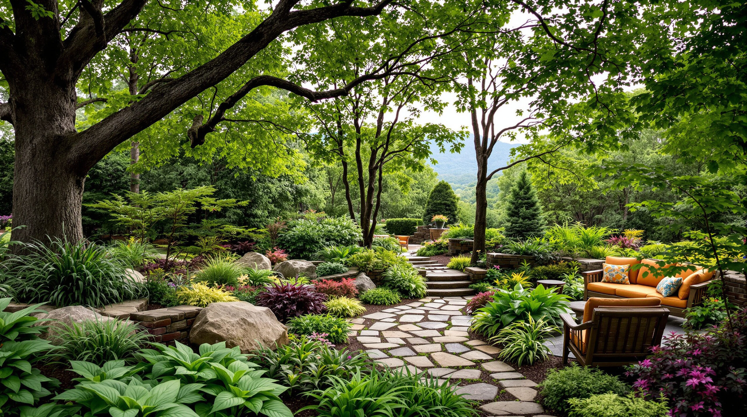shade tolerant native plants asheville nc landscaping