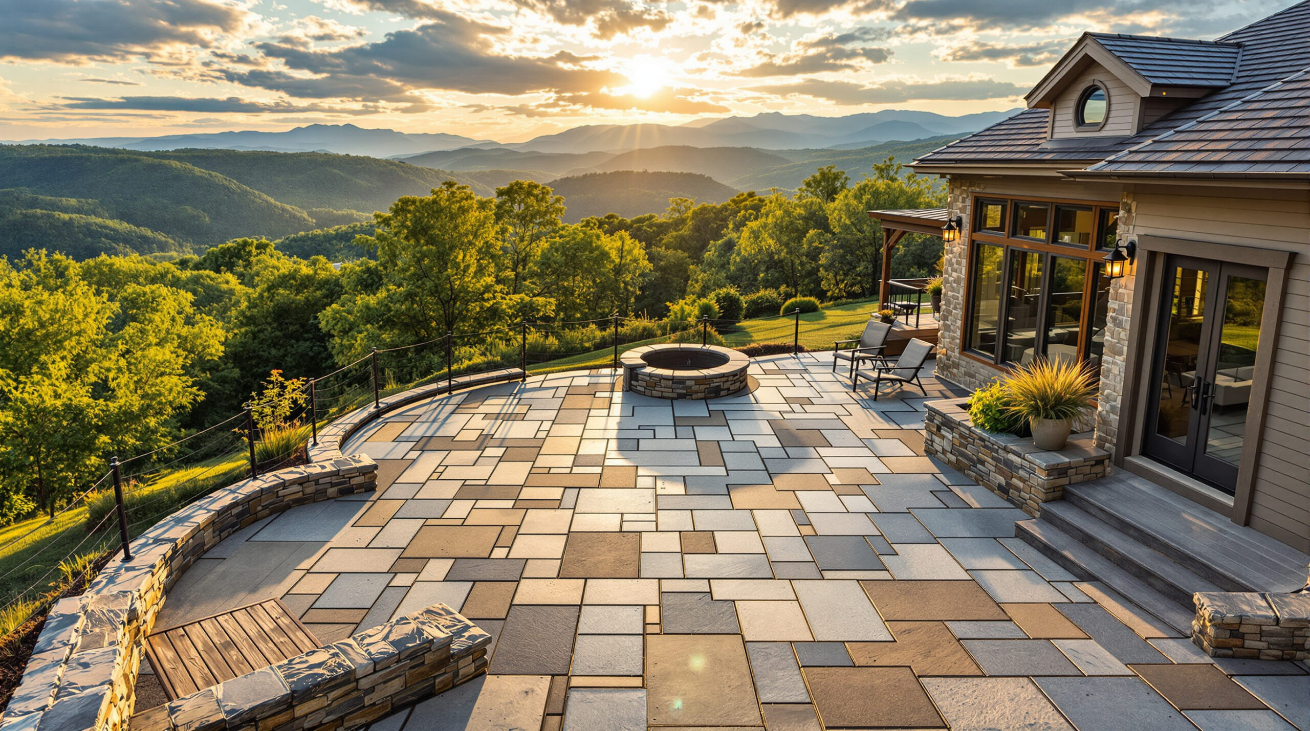 wood deck alternatives hardscaping Asheville NC